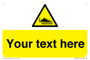 Custom warning grounding cruiser on lock cill